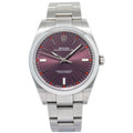 Rolex Oyster Perpetual 114300 MINT Stainless Auto Grape Purple Dial Men's 39mm