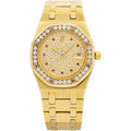 Audemars Piguet Royal Oak 14587BA RARE 18k YG Factory Ruby & Diamonds Auto 30mm