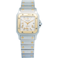 Cartier Santos Galbee 2319 W20041C4 Auto YG Two Tone Silver Dial Unisex 29mm
