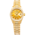 Rolex Lady-DateJust President 69178 Automatic 18k YG Champagne Dial Women's 26mm