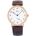 Breguet Classique 7147BR 18k RG White Grand Feu Enamel Dial Automatic Watch 40mm