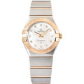 Omega Constellation 123.20.27.60.55.002 Quartz Factory Diamond MOP Dial 27mm