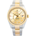 Rolex Sky-Dweller 326933 Oyster 2019 Card 18k YG Champagne Dial Auto Watch 42mm