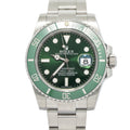 Rolex Submariner Hulk 116610LV 2014 Card SS Green Sunburst Dial Auto Watch 40mm