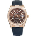 Rolex Sky-Dweller 326235 2021 Complete 18k RG Chocolate Dial Auto Watch 42mm