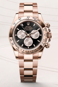 Rolex Cosmograph Daytona 126505 MINT 18k RG Sundust Black Dial Auto Watch 40mm