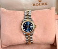 Rolex Datejust 69173 Jubilee 18k YG Factory Diamond Dial Auto Ladies Watch 26mm