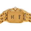 Cartier Panthere 18k Yellow Gold Double Row Diamond Quartz Ladies Watch 22mm