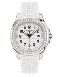 Patek Philippe Aquanaut 5267 Factory Diamond White New Watch Nov2021 Box & Pape