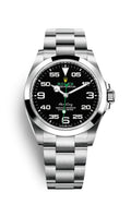 Rolex Air-King 126900 Oystersteel Automatic Men's Watch Distinctive Black Dial