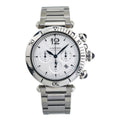 Cartier Pasha WSPA0018 SS Chronograph Mens Automatic Watch 42mm with Box&Paper