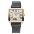 Cartier Santos Dumont 2788 W2009251 Rose Gold New Strap Quartz Watch 30x38.5mm