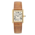 Cartier Tank Louis 2441 W1529756 18K Yellow Gold Roman Date Quartz Watch 26x34mm