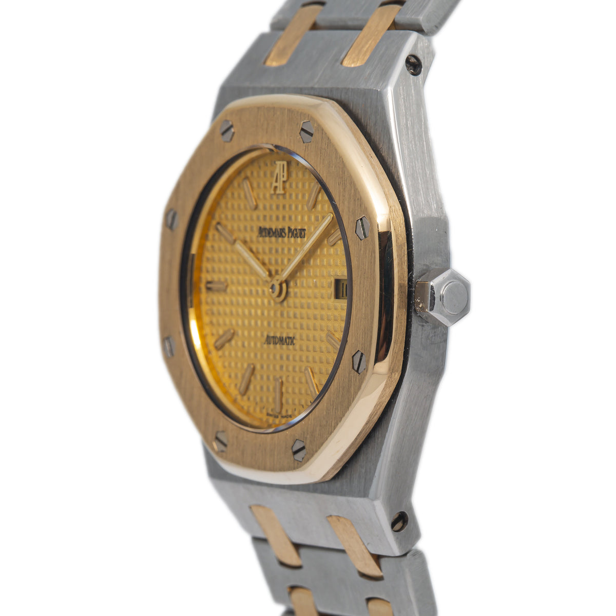 Audemars Piguet Royal Oak 14470SA MINT 18k Yellow Gold Date Automatic Watch 30mm