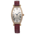 Cartier Tonneau 2791 WE400331 18k Rose Gold Factory Diamond Manual Watch 21x39mm