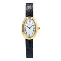 Cartier Baignoire 78094 18K Yellow Gold White Dial Manual Ladies Watch 22x31mm