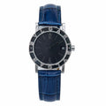 Bvlgari Ladies Diagono BB30SLD Stainless Steel Quartz Watch Black Dial 30mm