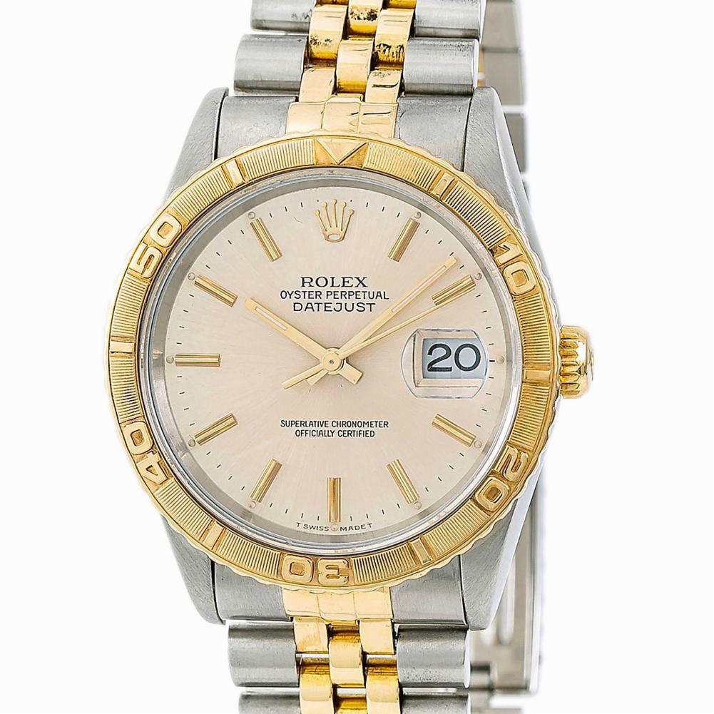 Rolex Datejust 16263  Two Tone 18K Yellow Gold Automatic Men's Watch 36MM