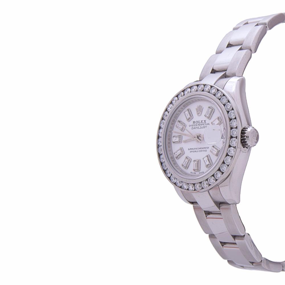 Rolex Datejust 179160 1970 SS White Dial Automatic Ladies Watch 26mm