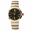 Bvlgari Lvcea LUP 33 SG  18k Rose Gold Two Tone Automatic Ladies Watch 33mm