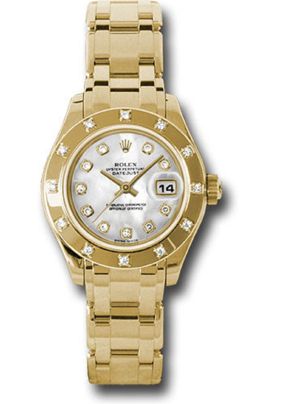 Rolex Datejust Pearlmaster 80318 New Factory Diamond MOPDial Watch 29mm Box&Car