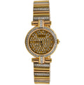 Cartier Vendome 66029 18k Factory Diamond Tricolor Round Quartz Ladies 21mm