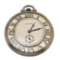 Longines Platinum 0.35CT Diamond Arabic Number 43G Gross Weight Pocket Watch 41m