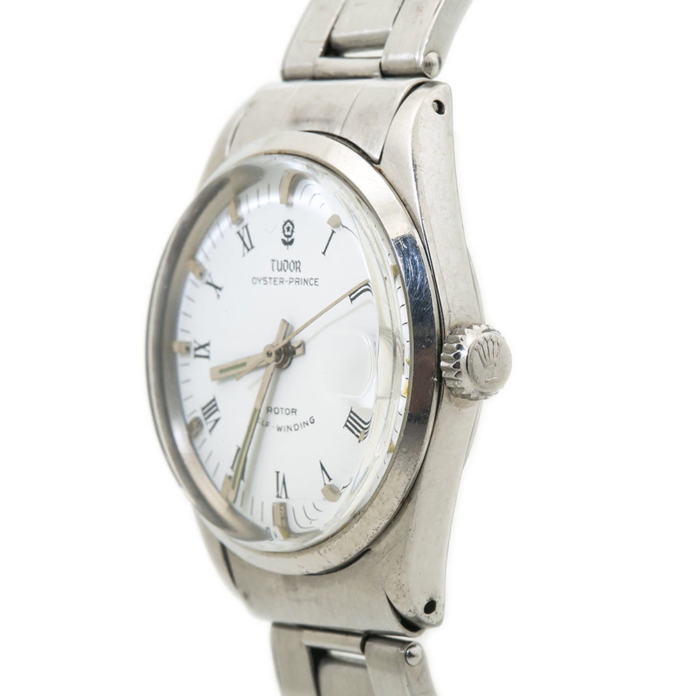 Tudor Prince Oysterdate 7970/0 Mid-Size Automatic Unisex Watch White Dial 32mm