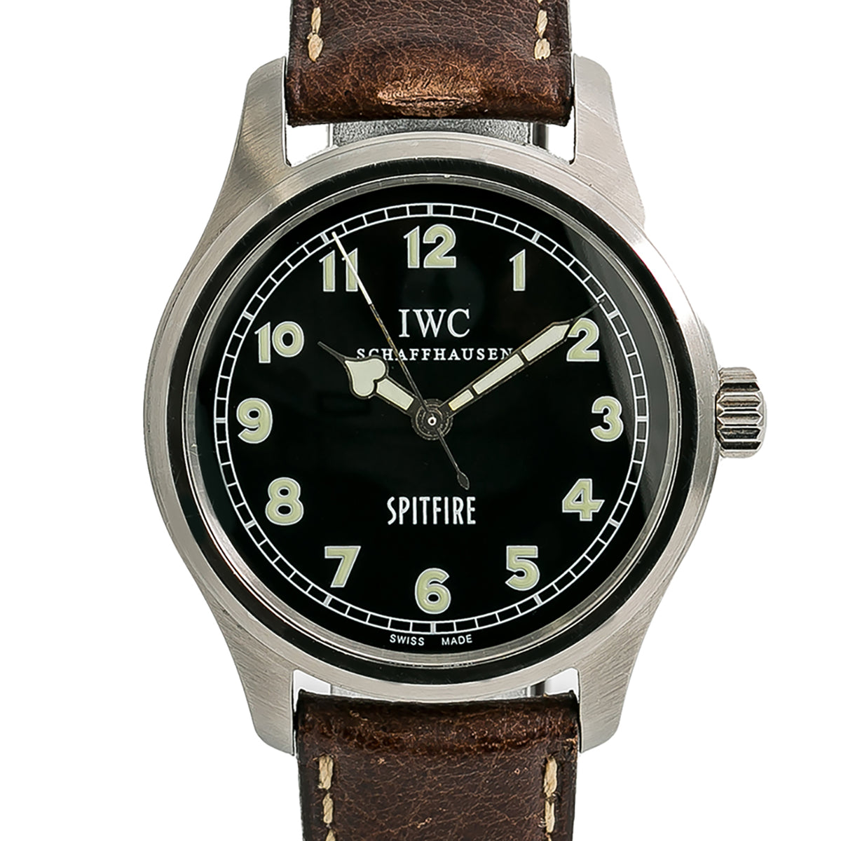 IWC Mark XV Spitfire IW3253005 Battle of Britain Mens Automatic Watch W/Box 38mm