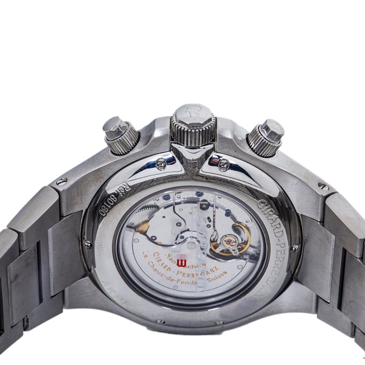 Girard Perregaux Laureato EVO3 80180.1.11.1111 Automatic SS Watch 44mm Box&Paper