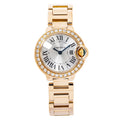 Cartier Ballon Bleu 3007 WJBB0015 Factory Diamond Bezel Quartz Lady Watch 28mm