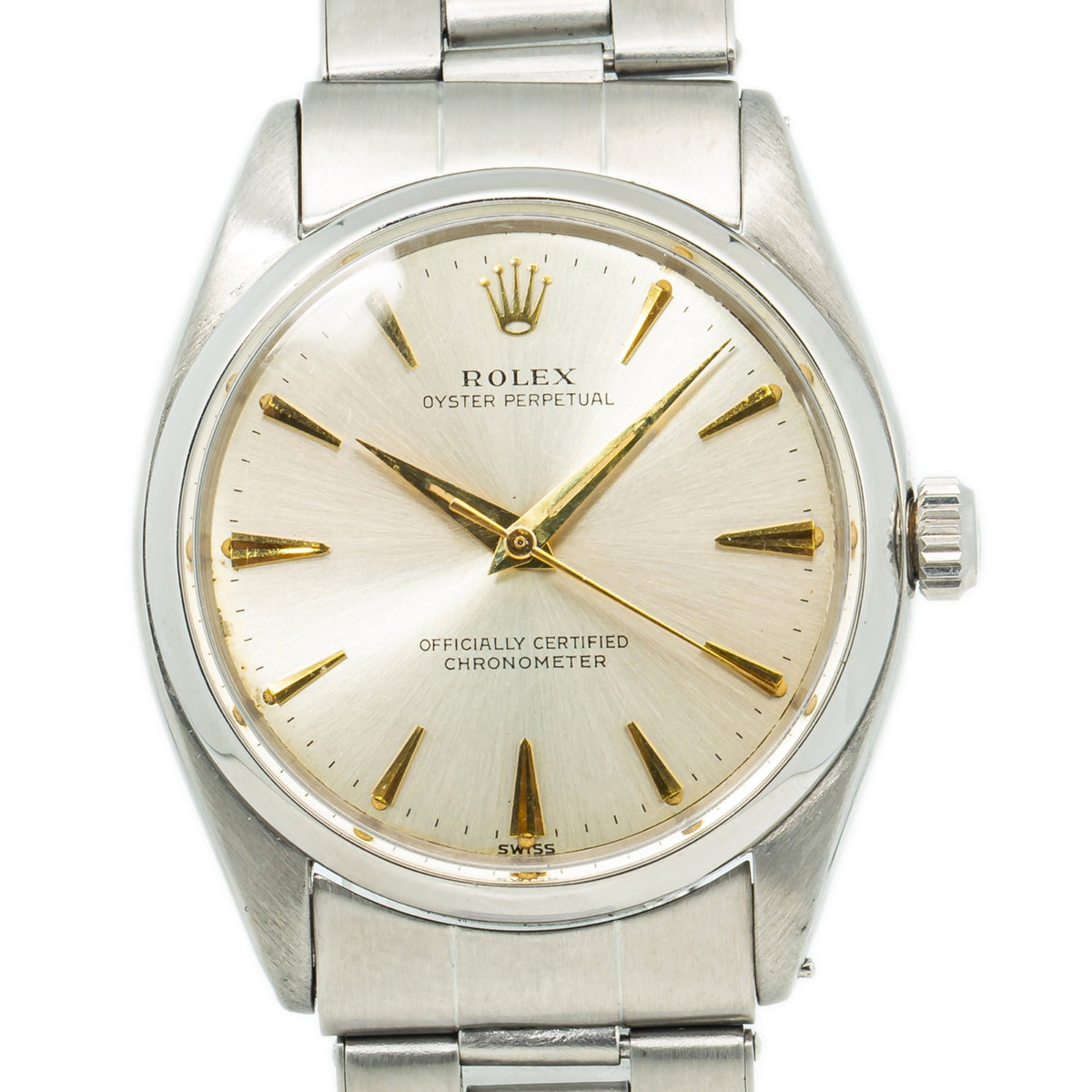 Rolex Oyster Perpetual 6564 Stainless Steel Oyster Automatic Men's Watch 34mm