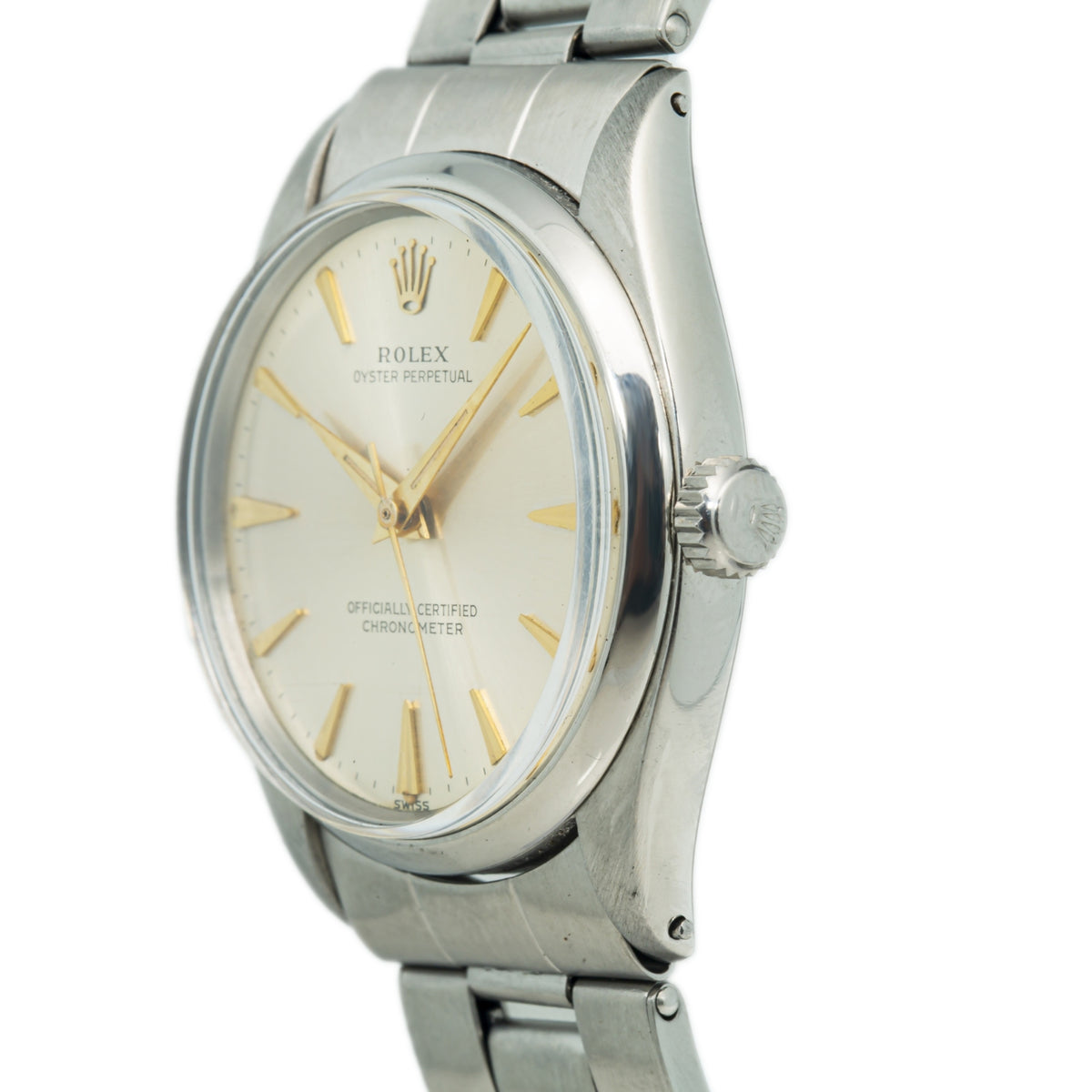 Rolex Oyster Perpetual 6564 Stainless Steel Oyster Automatic Men's Watch 34mm