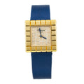 Chopard Ice Cube By De Grisobono 11/7407 18k YG Diamond Quartz Ladies Watch 25mm