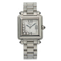 Chopard Happy Sport 27/8349-23 Steel Square Roman Date Quartz Ladie's Watch 27mm