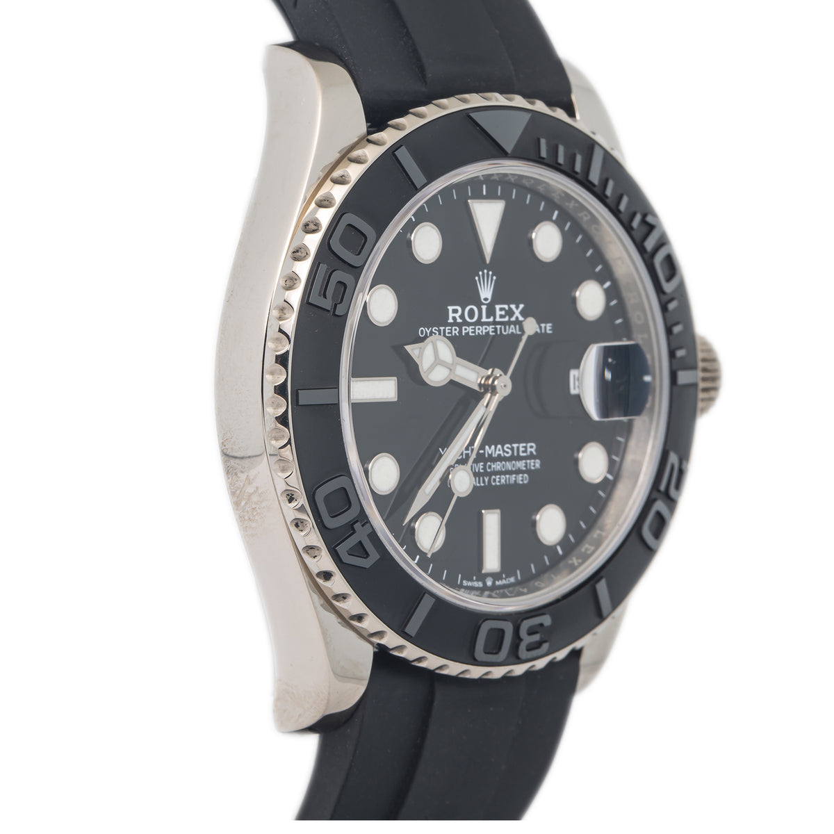 Rolex Yacht-Master 226659 MINT 18kWhite Gold Oysterflex Watch 42mm 2021 Nov Card