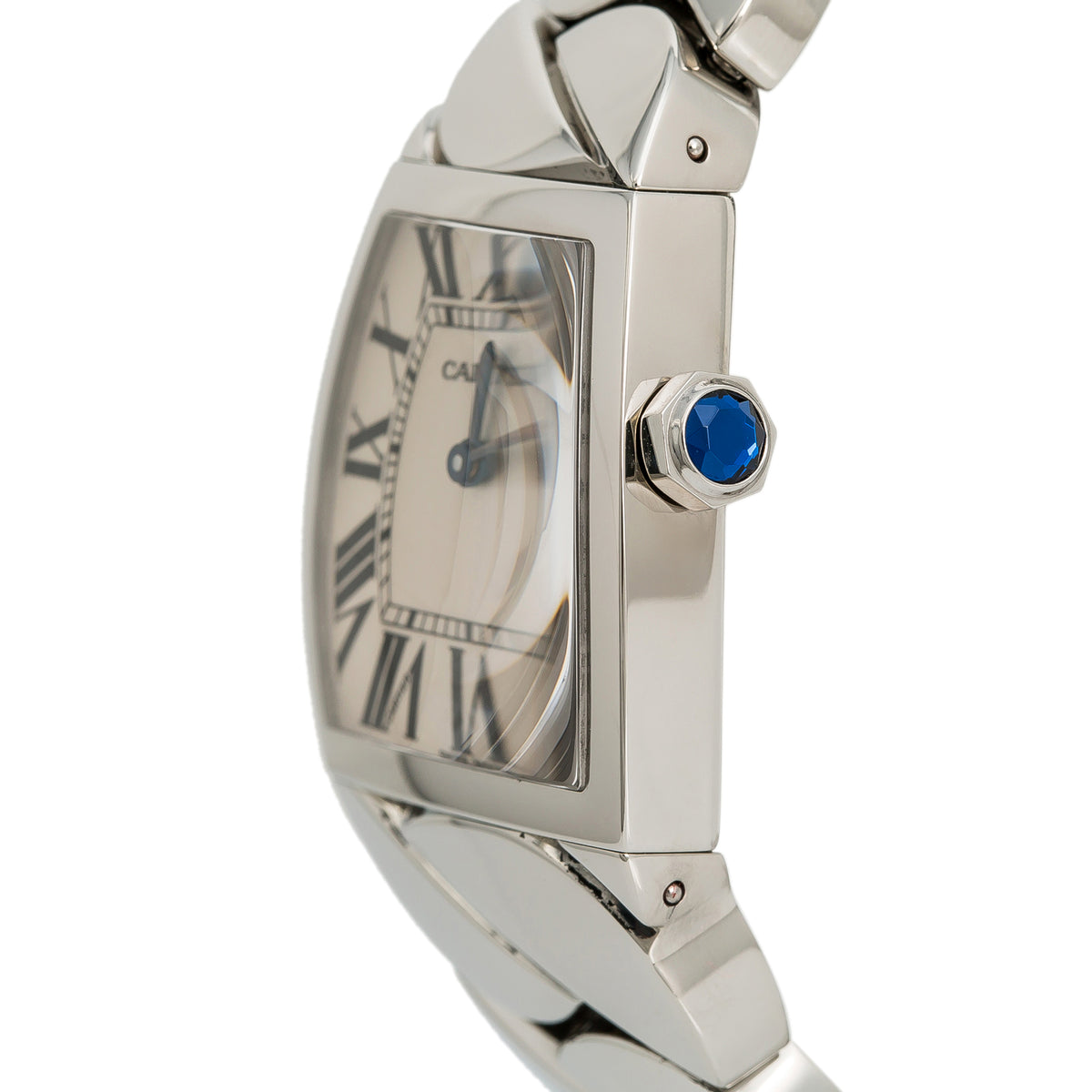 Cartier La Dona W6600221 2835 Large Stainless Steel White Dial Quartz Watch 28mm