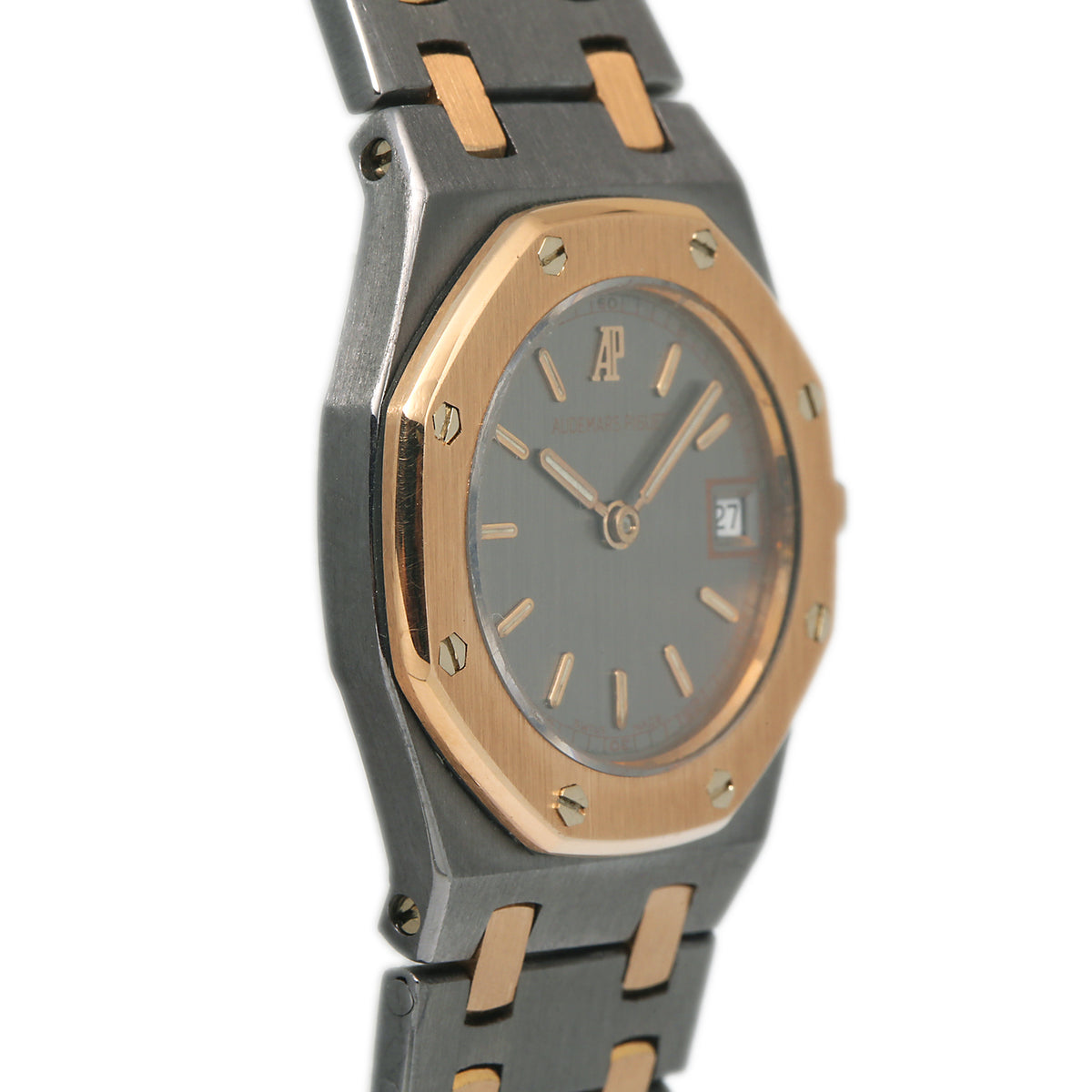 Audemars Piguet Royal Oak 59102 RARE 18k Rose Gold Tantalum Quartz Watch 26mm