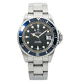 Tudor Submariner Date 79090 W/B&P Patina Blue Dial Steel Automatic Watch 40mm