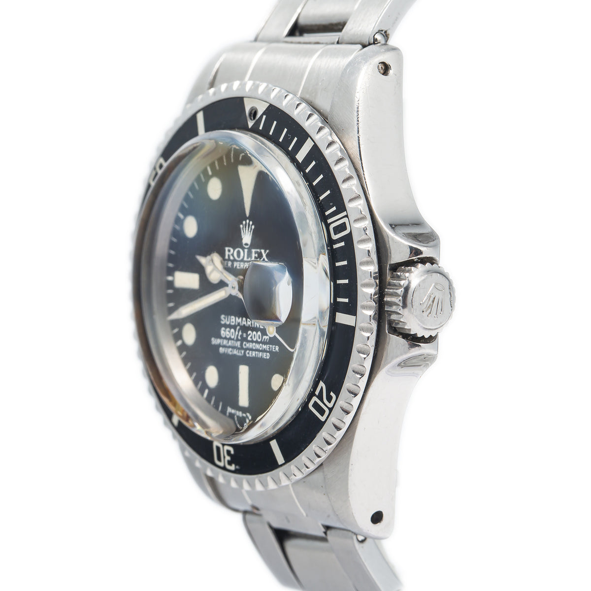 Rolex Submariner 1680 Mark I Vintage SS Black Dial Automatic Mens Watch 40mm