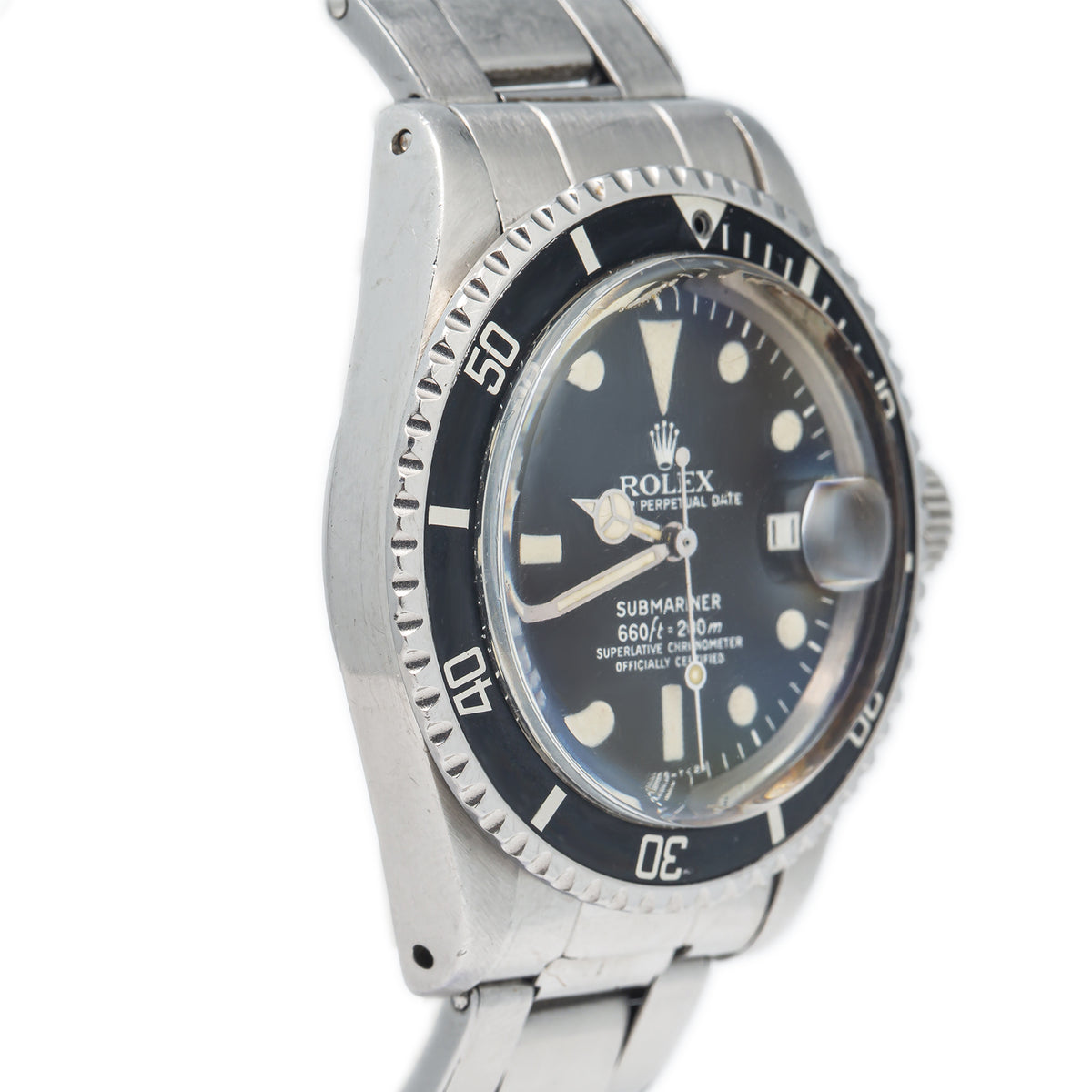 Rolex Submariner 1680 Mark I Vintage SS Black Dial Automatic Mens Watch 40mm