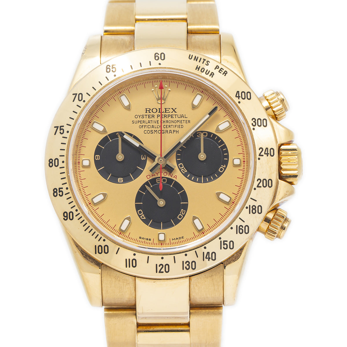 Rolex Daytona 116528 Full Set 2008 Paul Newman Unpolished Patina 18k Gold Watch