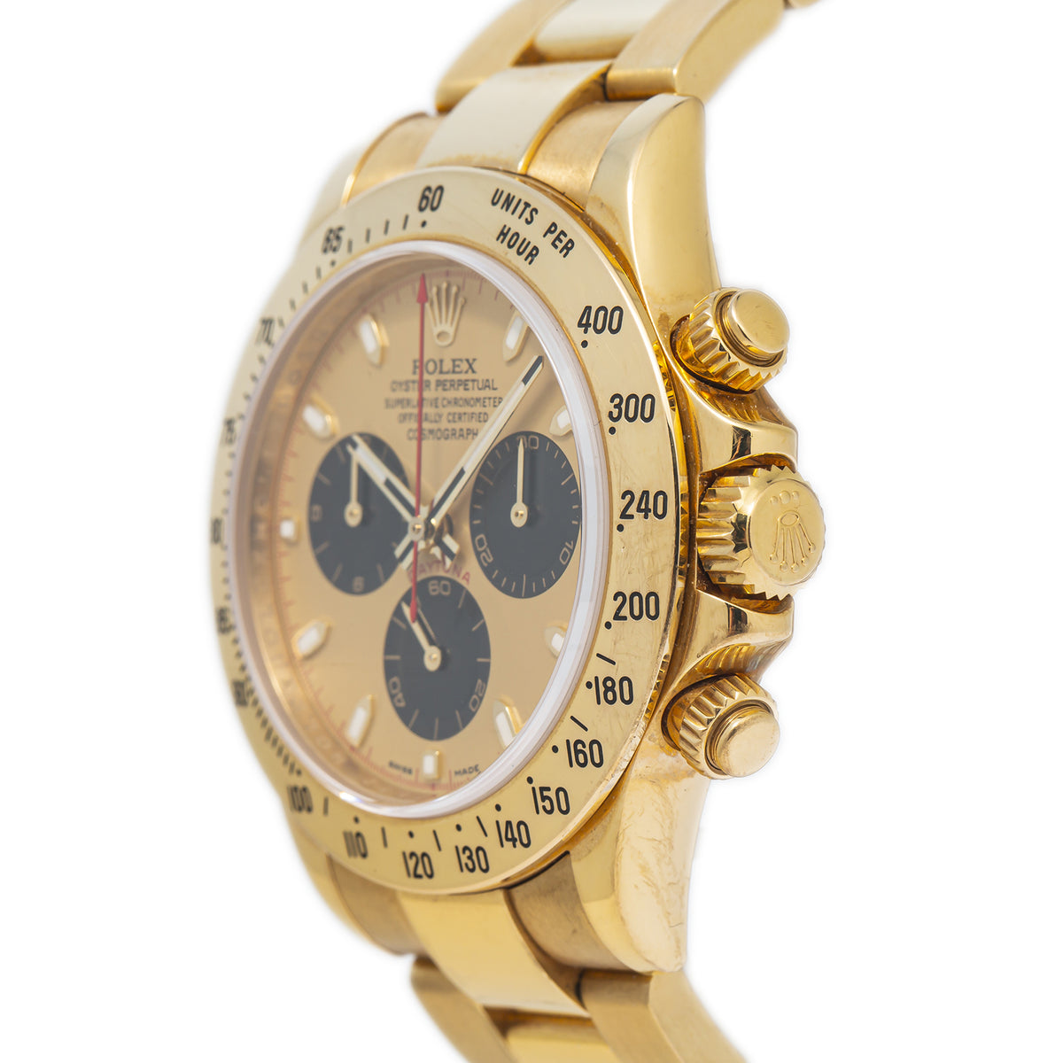 Rolex Daytona 116528 Full Set 2008 Paul Newman Unpolished Patina 18k Gold Watch