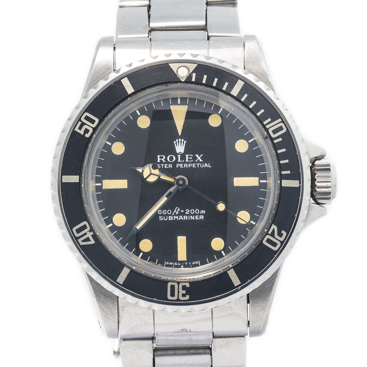 Rolex Submariner 5513 VINTAGE Unpolished 1970s Matte Dial Automatic Watch 40mm