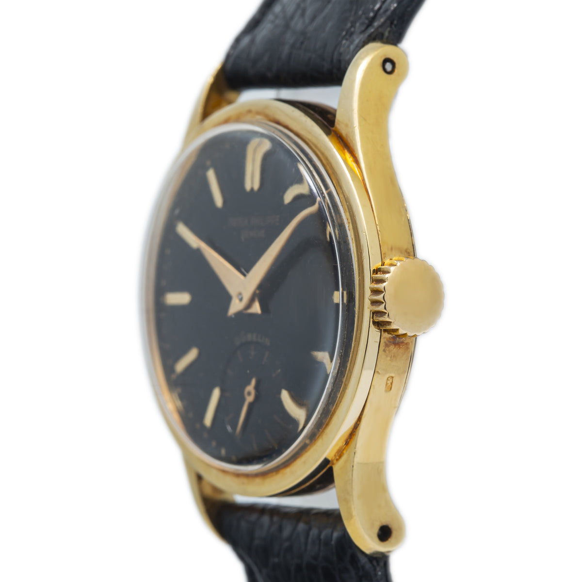 Patek Philippe Gubelin 1954 Manual Watch 18k Yellow Gold w/ Archive 30mm