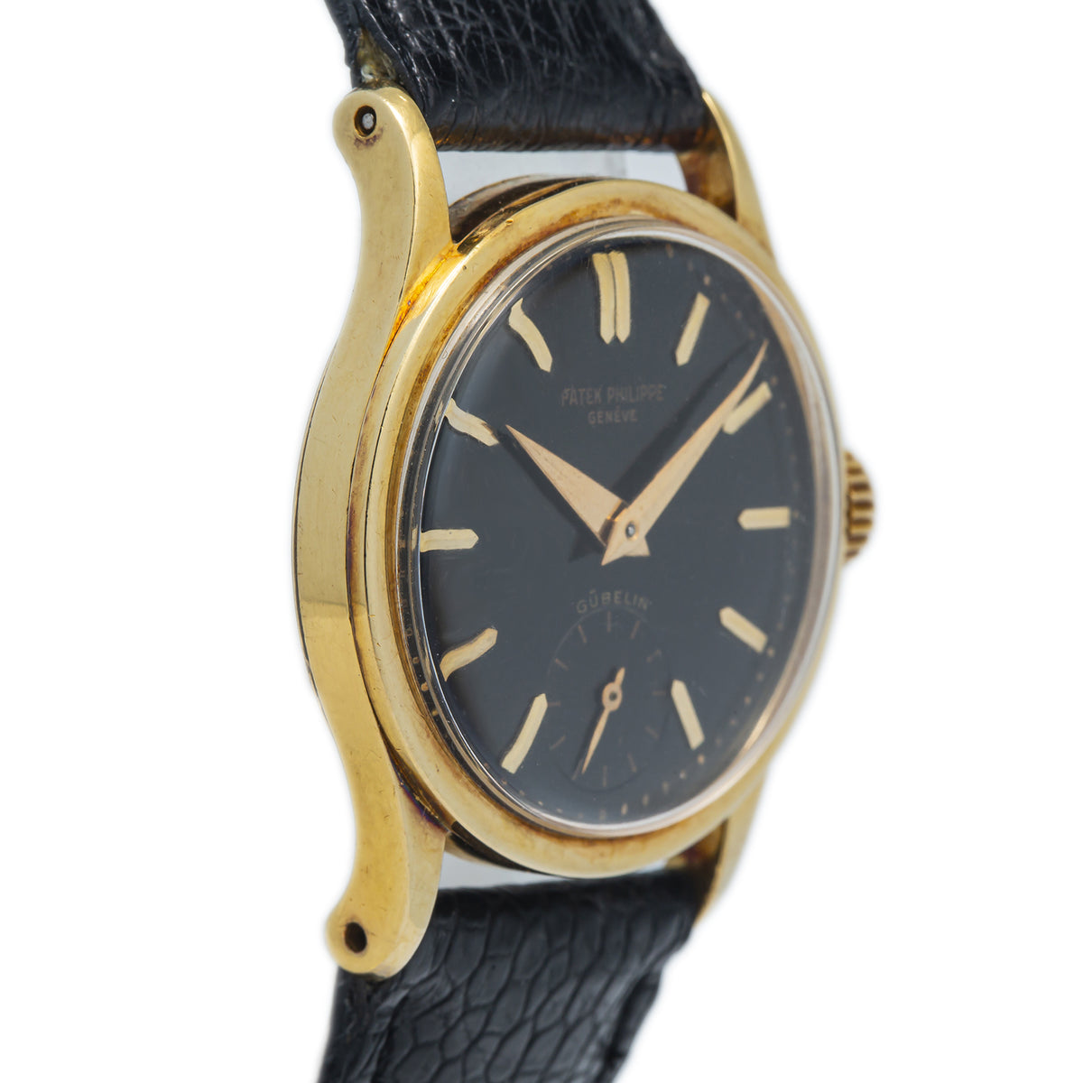 Patek Philippe Gubelin 1954 Manual Watch 18k Yellow Gold w/ Archive 30mm