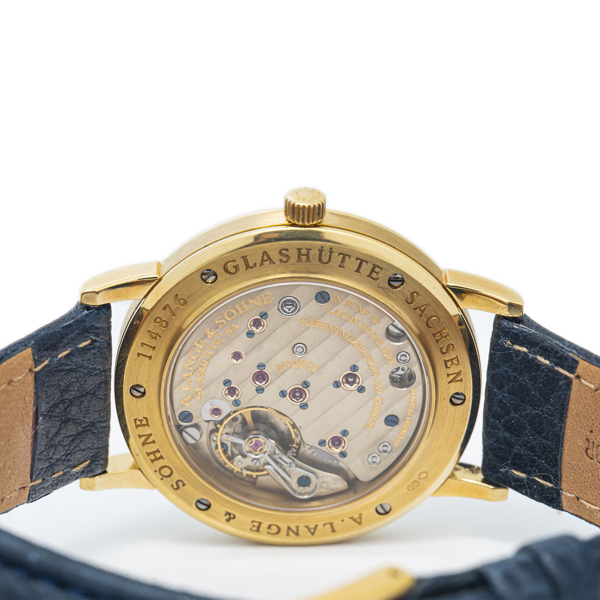 A.Lange & Sohne 221.021 1815 Up Down W/Archives18k Yellow Gold Manual Watch 36mm