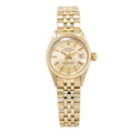 Rolex Date-Just 6917 18k Yellow Gold Jubilee Champagne Dial Ladies Watch 26mm