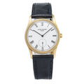 Patek Philippe Calatrava 3796J 18k Yellow Gold Hand Wind leather band Watch 31mm