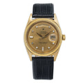 Rolex DayDate 1803 18k Yellow Gold Factory Diamond Champagne Dial Men watch 36mm